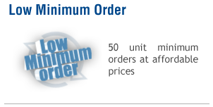 Low Minimum Order quantity