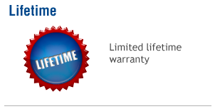 Lifetime warranty